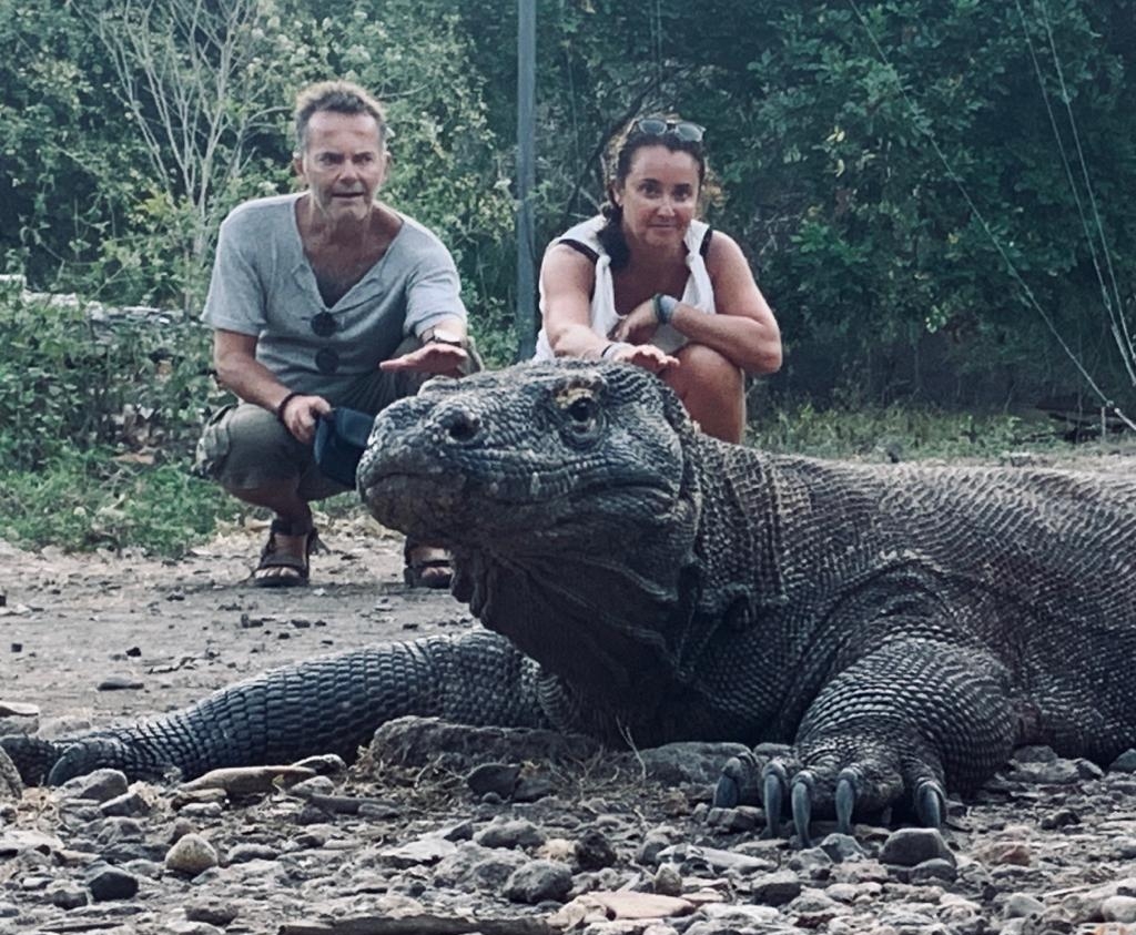 A giant ancient reptile Komodo Dragon photo
