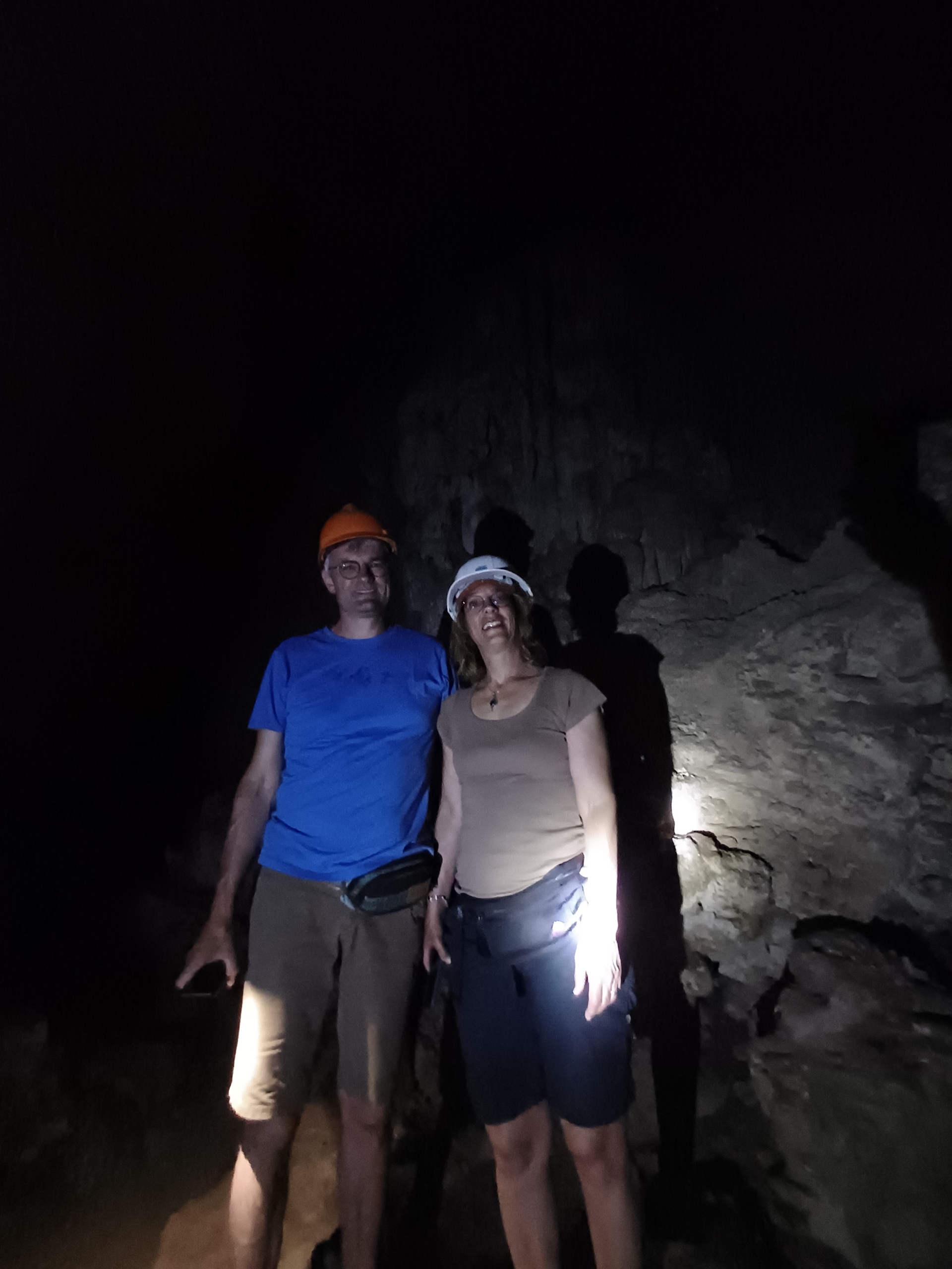 sefti helmet in cave