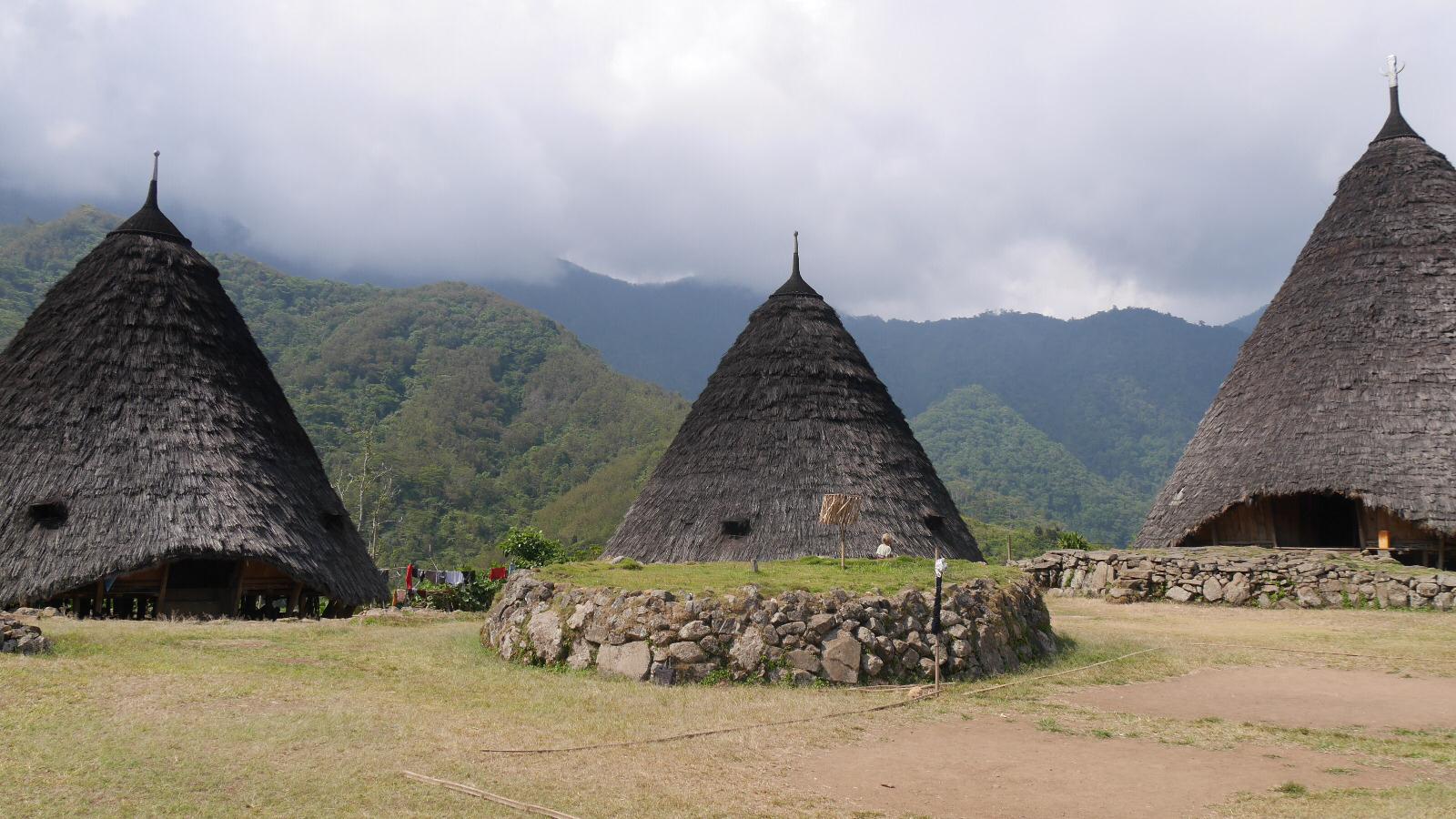 Indigenous Traditional Village (Conical-shape of Wae rebo's houses)